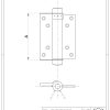 IBFM Art. 102/N Single Acting Spring Hinge - Image 4