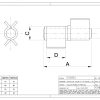 IBFM Art. 486/AI Hinge for Gate 2 Open Wing - Image 2