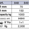IBFM Art.848-849 Ball Bearing Hinge for Gate - Image 4