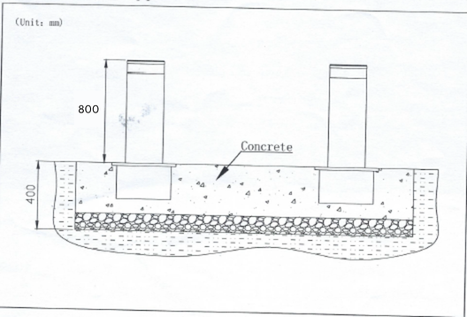 TG800-ML Stainless Steel Fixed Bollard - Image 3