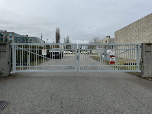 TG16 Aluminum Double Swing Gate FortisBC in Surrey