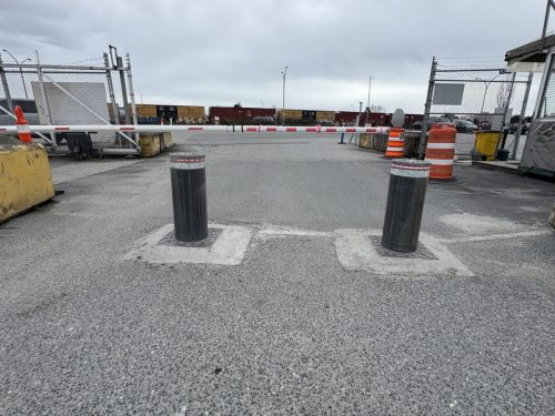 TG26 Hydraulic Bollards Adesa Action in Richmond