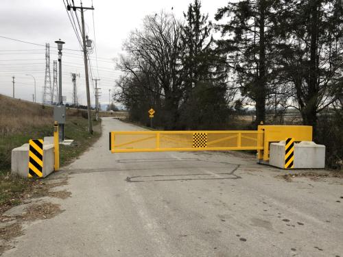 TG558 Cantilever gate-Anti vandalize gate in Delta