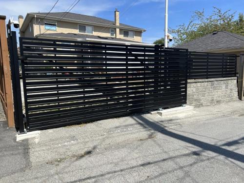 TG837 cantilever sliding gate in Vancouver